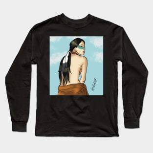 Native American Solitude Long Sleeve T-Shirt